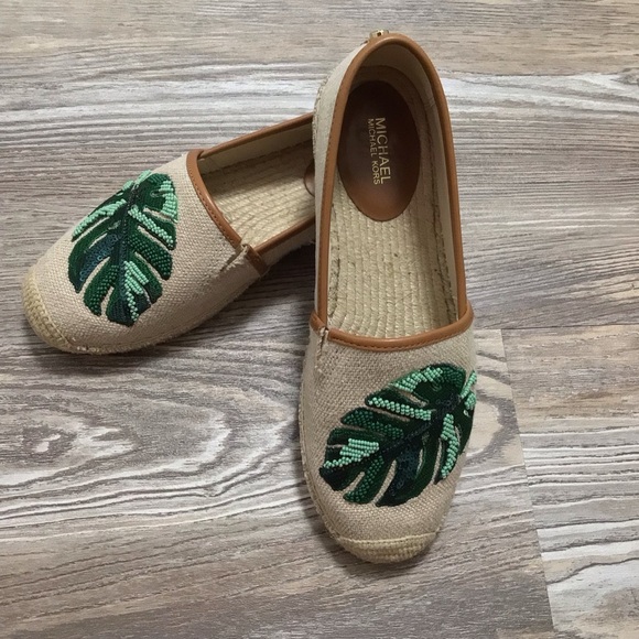 MICHAEL Michael Kors Shoes - MICHAEL Michael Kors Monstera Leaf Flat Espadrille 7.5 NIB